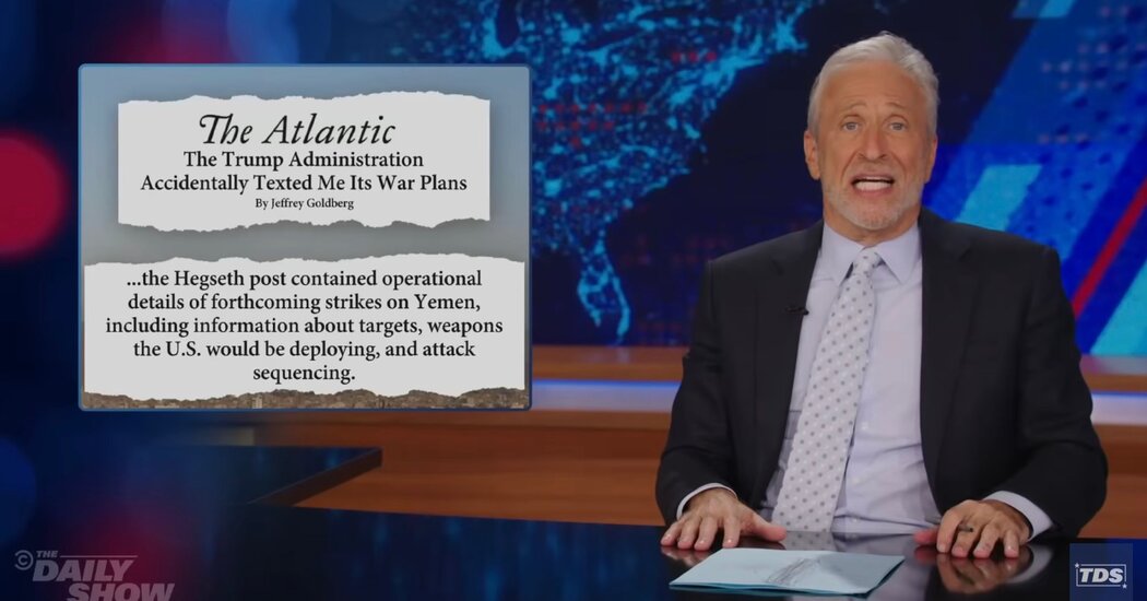 Comedians Mock Trump Administration's Secretive Blunder